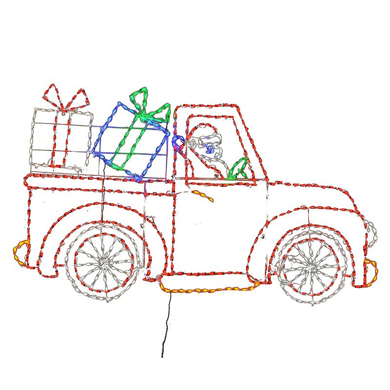 SANTA IN TRUCK #LED-TRCK